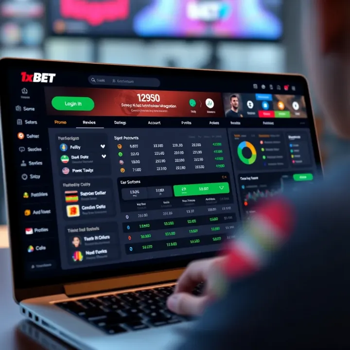 Illustration of an online betting account verification with secure login symbol